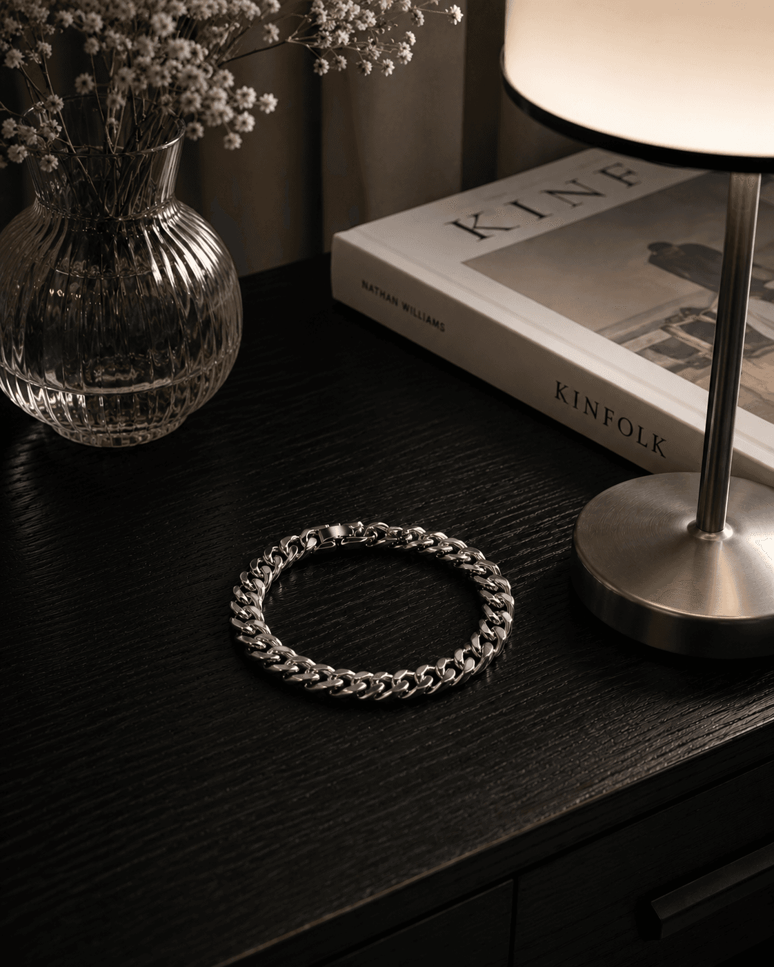 Gelang Tangan Pria Premium (Silver)