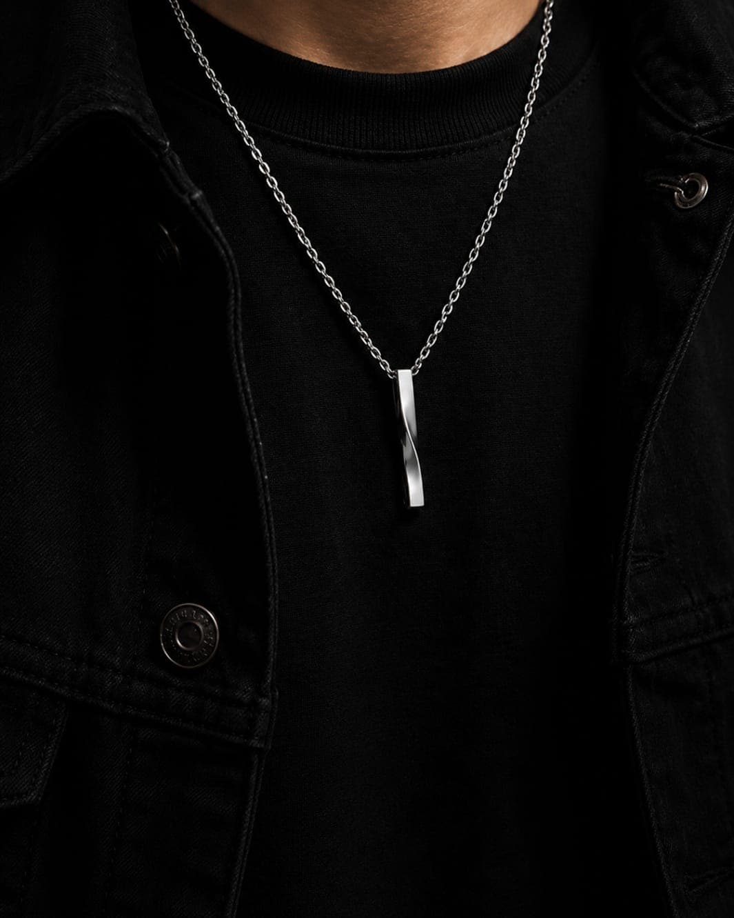 Kalung Pria Spiral Premium - view 1