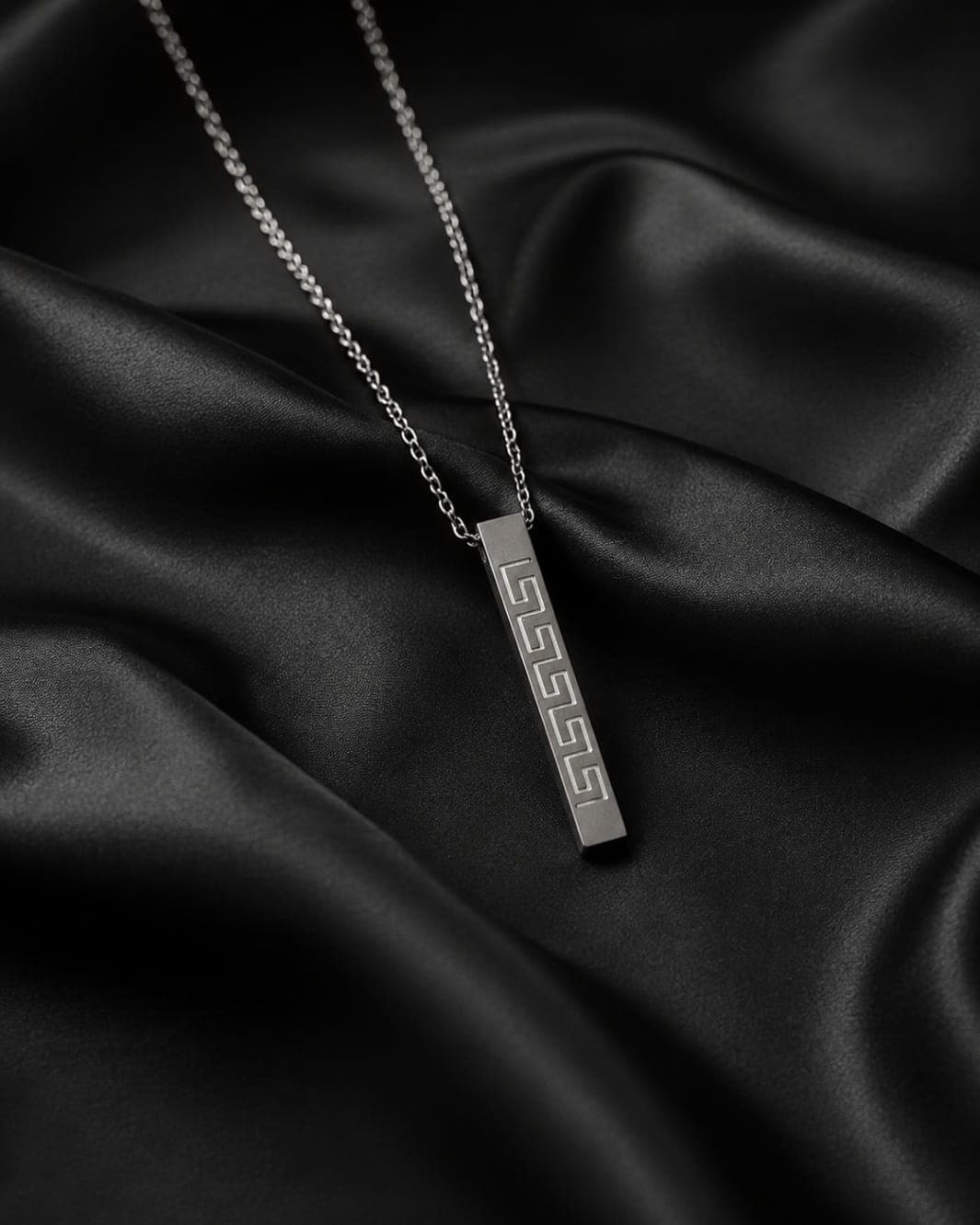 Kalung Pria Minimal Bar Premium - view 2